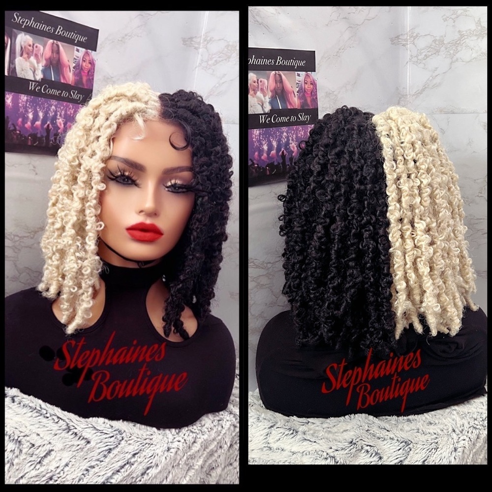 Human Hair Blended Lace Front Wig
